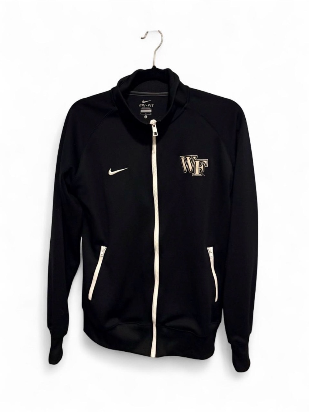 Nike Dri-Fit Women’s L Wake Forest Black Track Jacket Demon Deacons